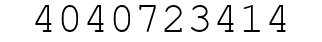 Number 4040723414.