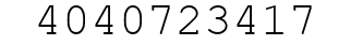 Number 4040723417.