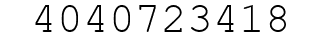 Number 4040723418.