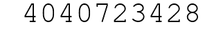Number 4040723428.