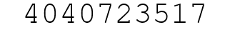 Number 4040723517.