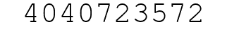 Number 4040723572.