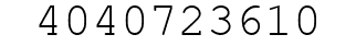 Number 4040723610.