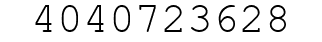 Number 4040723628.