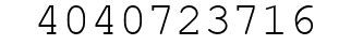 Number 4040723716.