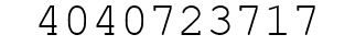Number 4040723717.