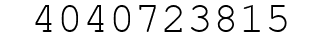 Number 4040723815.