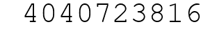 Number 4040723816.