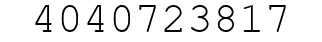 Number 4040723817.