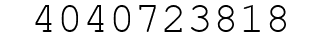 Number 4040723818.