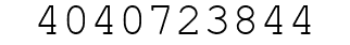 Number 4040723844.