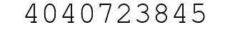 Number 4040723845.