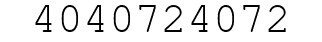 Number 4040724072.