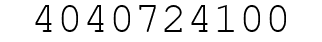 Number 4040724100.