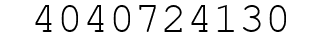 Number 4040724130.