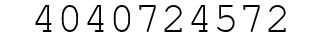 Number 4040724572.