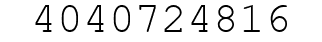 Number 4040724816.