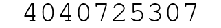 Number 4040725307.