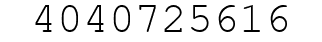 Number 4040725616.