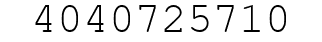 Number 4040725710.