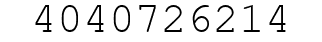 Number 4040726214.