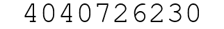 Number 4040726230.
