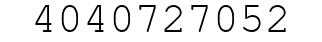 Number 4040727052.