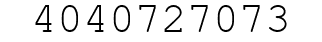 Number 4040727073.