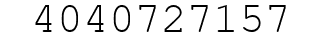 Number 4040727157.
