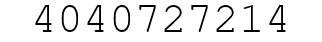 Number 4040727214.
