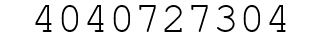 Number 4040727304.