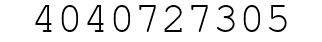 Number 4040727305.