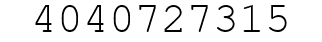 Number 4040727315.