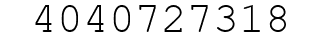 Number 4040727318.