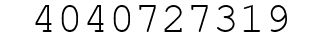 Number 4040727319.