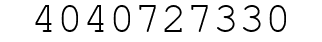 Number 4040727330.
