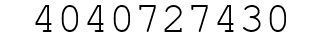 Number 4040727430.