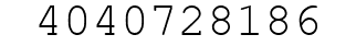 Number 4040728186.