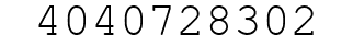 Number 4040728302.