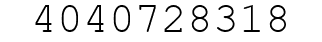 Number 4040728318.