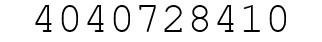 Number 4040728410.