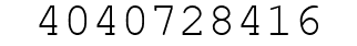 Number 4040728416.
