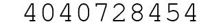 Number 4040728454.