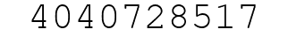 Number 4040728517.