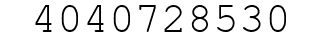 Number 4040728530.