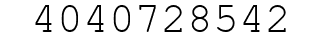 Number 4040728542.