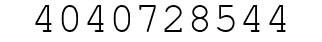 Number 4040728544.