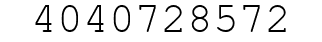 Number 4040728572.