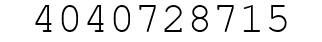 Number 4040728715.