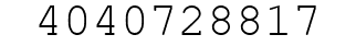 Number 4040728817.